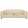 Sofá cama tela color crema 100x200 cm de vidaXL, Camas y somieres - Ref: Foro24-354214, Precio: 204,67 €, Descuento: %