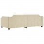 Sofá cama tela color crema 100x200 cm de vidaXL, Camas y somieres - Ref: Foro24-354214, Precio: 204,67 €, Descuento: %