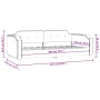 Sofá cama tela color crema 100x200 cm de vidaXL, Camas y somieres - Ref: Foro24-354214, Precio: 204,67 €, Descuento: %