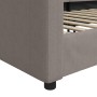 Sofá cama tela gris taupe 80x200 cm de vidaXL, Camas y somieres - Ref: Foro24-354109, Precio: 184,78 €, Descuento: %