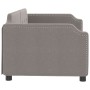 Sofá cama tela gris taupe 90x200 cm de vidaXL, Camas y somieres - Ref: Foro24-354208, Precio: 194,93 €, Descuento: %