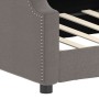 Sofá cama tela gris taupe 90x200 cm de vidaXL, Camas y somieres - Ref: Foro24-354208, Precio: 194,93 €, Descuento: %