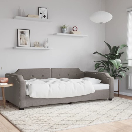 Sofá cama tela gris taupe 80x200 cm de vidaXL, Camas y somieres - Ref: Foro24-354203, Precio: 191,95 €, Descuento: %