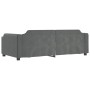 Sofá cama tela gris oscuro 80x200 cm de vidaXL, Camas y somieres - Ref: Foro24-354201, Precio: 190,19 €, Descuento: %