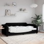 Sofá cama tela negro 80x200 cm de vidaXL, Camas y somieres - Ref: Foro24-354202, Precio: 191,74 €, Descuento: %
