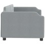 Sofá cama tela gris claro 80x200 cm de vidaXL, Camas y somieres - Ref: Foro24-354200, Precio: 189,67 €, Descuento: %