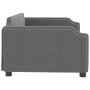 Sofá cama tela gris oscuro 100x200 cm de vidaXL, Camas y somieres - Ref: Foro24-354211, Precio: 202,78 €, Descuento: %