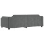 Sofá cama tela gris oscuro 100x200 cm de vidaXL, Camas y somieres - Ref: Foro24-354211, Precio: 202,78 €, Descuento: %