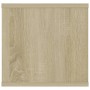 Estantería pared madera contrachapada roble Sonoma 102x30x29 cm de vidaXL, Estantes y estanterías - Ref: Foro24-806259, Preci...