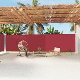 Toldo lateral retráctil rojo 200x1200 cm en Sombrillas | Comprar online en Foru.es
