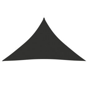 Toldo de vela triangular tela Oxford gris antracita 5x5x6 m en Sombrillas | Comprar online en Foru.es