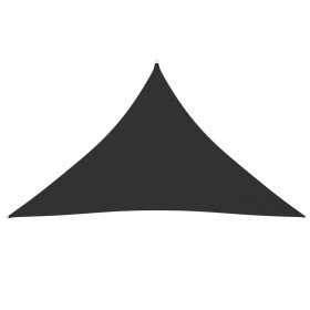 Toldo de vela triangular tela Oxford gris antracita 5x5x6 m en Sombrillas | Comprar online en Foru.es