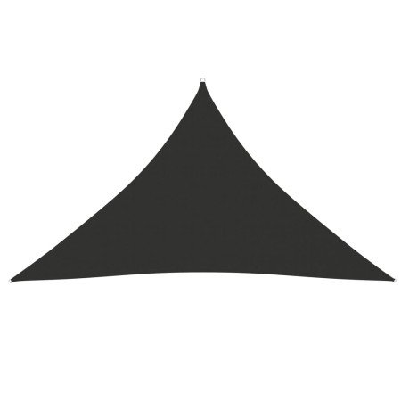 Toldo de vela triangular tela Oxford gris antracita 5x5x6 m en Sombrillas | Comprar online en Foru.es