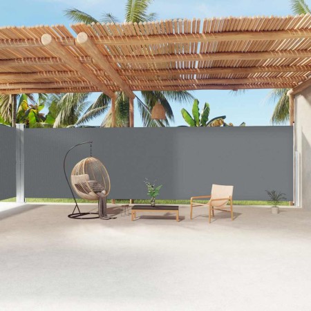 Toldo lateral retráctil antracita 220x1200 cm en Sombrillas | Comprar online en Foru.es