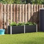 Arriate elevado de jardín WPC gris 200x50x54 cm en Macetas y jardineras | Comprar online en Foru.es