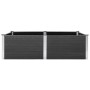 Arriate de WPC gris 200x100x54 cm en Macetas y jardineras | Comprar online en Foru.es