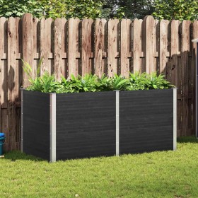 Arriate elevado de WPC gris 200x100x91 cm en Macetas y jardineras | Comprar online en Foru.es