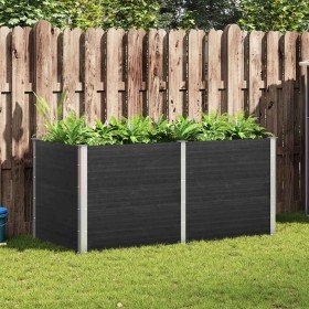 Arriate elevado de WPC gris 200x100x91 cm en Macetas y jardineras | Comprar online en Foru.es
