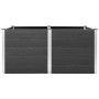 Arriate elevado de WPC gris 200x100x91 cm en Macetas y jardineras | Comprar online en Foru.es