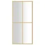 Duschtürtrennwand aus transparentem Glas ESG Gold 100x195 cm von vidaXL, Duschwände und Duschwände - Ref: Foro24-154947, Prei...
