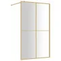 Duschtürtrennwand aus transparentem Glas ESG Gold 118x195 cm von vidaXL, Duschwände und Duschwände - Ref: Foro24-154949, Prei...