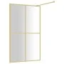 Duschtürtrennwand aus transparentem Glas ESG Gold 118x195 cm von vidaXL, Duschwände und Duschwände - Ref: Foro24-154949, Prei...