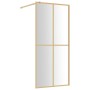 Mampara puerta de ducha vidrio transparente ESG dorado 80x195cm de vidaXL, Paredes y mamparas de ducha - Ref: Foro24-154943, ...