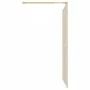 Duschtürtrennwand aus transparentem Glas ESG Gold 140x195 cm von vidaXL, Duschwände und Duschwände - Ref: Foro24-154951, Prei...