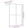 Duschtürtrennwand aus transparentem Glas ESG Gold 140x195 cm von vidaXL, Duschwände und Duschwände - Ref: Foro24-154951, Prei...