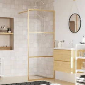 Duschtürtrennwand transparentes Glas ESG Gold 80x195cm von vidaXL, Duschwände und Duschwände - Ref: Foro24-154935, Preis: 178...