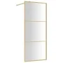 Duschtürtrennwand transparentes Glas ESG Gold 80x195cm von vidaXL, Duschwände und Duschwände - Ref: Foro24-154935, Preis: 178...