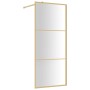 Mampara puerta de ducha vidrio transparente ESG dorado 80x195cm de vidaXL, Paredes y mamparas de ducha - Ref: Foro24-154935, ...