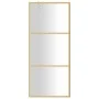 Duschtürtrennwand transparentes Glas ESG Gold 80x195cm von vidaXL, Duschwände und Duschwände - Ref: Foro24-154935, Preis: 178...