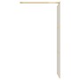 Mampara puerta de ducha vidrio transparente ESG dorado 80x195cm de vidaXL, Paredes y mamparas de ducha - Ref: Foro24-154935, ...