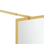 Duschtürtrennwand transparentes Glas ESG Gold 80x195cm von vidaXL, Duschwände und Duschwände - Ref: Foro24-154935, Preis: 178...