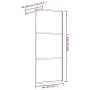 Duschtürtrennwand transparentes Glas ESG Gold 80x195cm von vidaXL, Duschwände und Duschwände - Ref: Foro24-154935, Preis: 178...