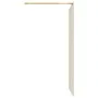 Transparent glass shower door screen ESG gold 115x195 cm by vidaXL, Shower walls and screens - Ref: Foro24-154941, Price: 195...