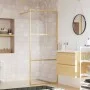 Transparente Glasduschtürtrennwand ESG Gold 90x195cm von vidaXL, Duschwände und Duschwände - Ref: Foro24-154937, Preis: 170,1...