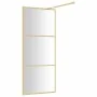 Transparente Glasduschtürtrennwand ESG Gold 90x195cm von vidaXL, Duschwände und Duschwände - Ref: Foro24-154937, Preis: 170,1...