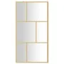 Shower door screen with transparent ESG golden glass 100x195 cm by vidaXL, Shower walls and screens - Ref: Foro24-154957, Pri...