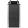 Arriate de jardín WPC gris 300x50x91 cm en Macetas y jardineras | Comprar online en Foru.es