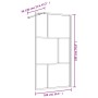 Mampara puerta ducha vidrio transparente ESG dorado 100x195 cm de vidaXL, Paredes y mamparas de ducha - Ref: Foro24-154957, P...