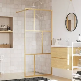 Duschtürtrennwand transparentes Glas ESG Gold 80x195cm von vidaXL, Duschwände und Duschwände - Ref: Foro24-154953, Preis: 169...