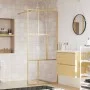 Duschtürtrennwand transparentes Glas ESG Gold 80x195cm von vidaXL, Duschwände und Duschwände - Ref: Foro24-154953, Preis: 169...