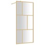 Mampara puerta de ducha vidrio transparente ESG dorado 80x195cm de vidaXL, Paredes y mamparas de ducha - Ref: Foro24-154953, ...