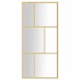 Mampara puerta de ducha vidrio transparente ESG dorado 80x195cm de vidaXL, Paredes y mamparas de ducha - Ref: Foro24-154953, ...