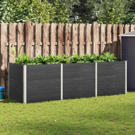 Arriate elevado de WPC gris 300x100x91 cm en Macetas y jardineras | Comprar online en Foru.es