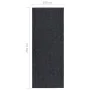 Alfombra de pasillo atrapa suciedad 100x250 cm gris antracita de vidaXL, Alfombras - Ref: Foro24-327168, Precio: 69,71 €, Des...