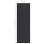 Alfombra de pasillo atrapa suciedad 100x300 cm gris antracita de vidaXL, Alfombras - Ref: Foro24-327169, Precio: 74,77 €, Des...