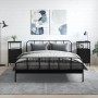Mesitas de noche 2 uds madera de ingeniería negro 41x31x80 cm de vidaXL, Mesitas de noche - Ref: Foro24-825924, Precio: 90,01...